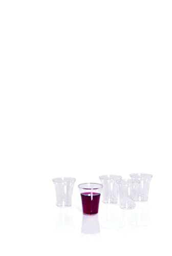 Broadman Plastic Communion Cup 1,000 Count and Gluten Free Wafer, 50 Count Value Bundle