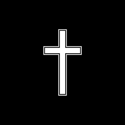 Christian Cross Vinyl Decal Sticker – (White) Religious Car Sticker for Cars, Trucks, SUVs, Windows, Bumpers – Jesus God Faith Inspirational Decal for Vehicles – Waterproof & Durable