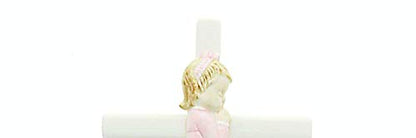 Roman Giftware Inc., Children's Gifts, New Baby, 7.5" H Valencia Praying Girl,Religious, Inspirational, Durable (7x1x2)