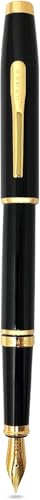 Cross Coventry Black Lacquer, Gold-Tone Fine Nib Fountain Pen - color: Black, style: Fine Nib