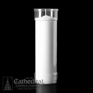 7 Day Inserta-Lite Candle (Clear Plastic, Single Candle)