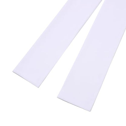 Unisex Overlay Plain Clergy Stole for 94" - color: White