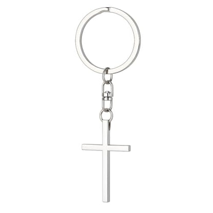 Cross Keychain – Cool Keychains Gifts for Christian, Baptism, Holidays, Keychains for Car Keys - color: Cross12
