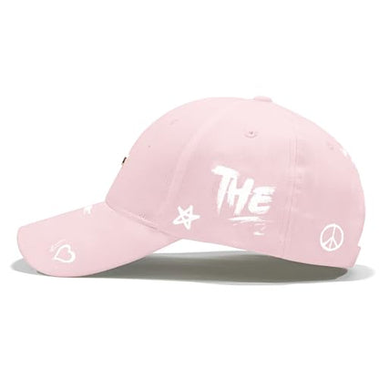 Baseball Cap for Women Men - Adjustable Size Hat - color: Pink