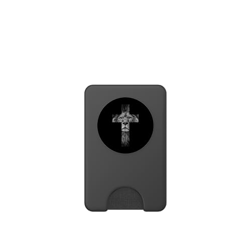 Lion Cross King Lord Jesus Bible Judah PopSockets PopWallet for MagSafe - style: Magnetic PopWallet