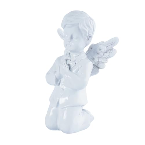 Guardian Angel Figurine Praying Hands Statue Cherub Statue, Boy - color: Angel-boys