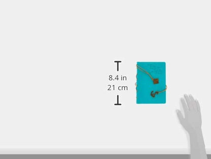 Divinity Boutique Journal, Hope as an Anchor with Aqua Charm (22875) 7.5 x 5 - color: Aqua