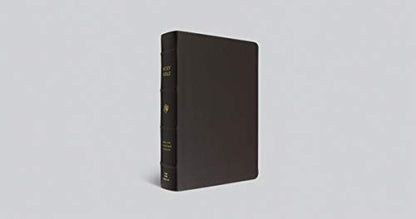 ESV Single Column Journaling Bible, Large Print (Buffalo Leather, Deep Brown): Holy Bible, English Standard Version