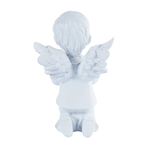 Guardian Angel Figurine Praying Hands Statue Cherub Statue, Boy - color: Angel-boys