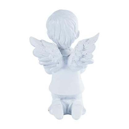 Guardian Angel Figurine Praying Hands Statue Cherub Statue, Boy - color: Angel-boys