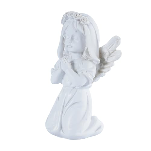 Guardian Angel Figurine Praying Hands Statue Cherub Statue, Girl - color: Angel-girls