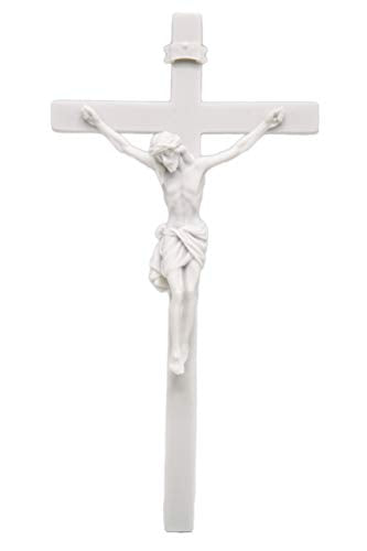10 Inch Wall Hanging Crucifix Cross Jesus Statue Catholic Vittoria Made in Italy