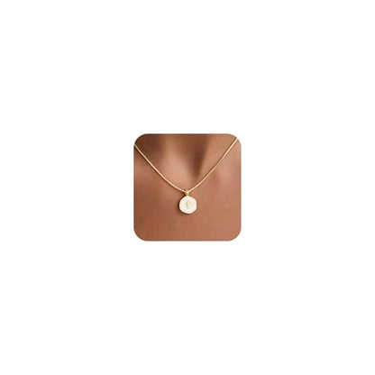 M MOOHAM Enamel Mini Cross Necklace for Women Girl, 14K Gold Plated Jewelry - color: "pearl white cross-box chain