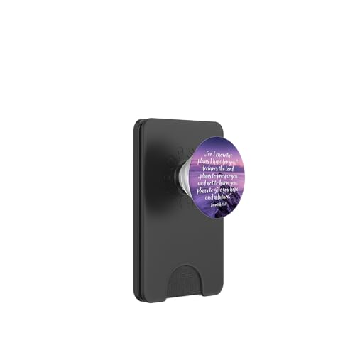 Bible Verse Jeremiah 29 11 Religious Gift Faith Christian PopSockets PopWallet for MagSafe - style: Magnetic PopWallet