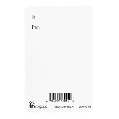 Dicksons BKMPK-476 Be Strong and Courageous Red and Black 4 Inch Paper Place Keeper Pocket Card Bookmark Pack of 12
