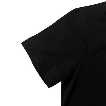 LOOKFACE Womens God is Still T Shirt Comfy Tops Graphic Tees - color: Black, size: X-Large