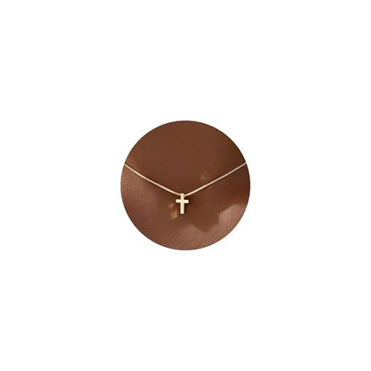 Fesciory Cross Necklace for Women, 14K Gold Plated Rhinestones Jewelry Gift - color: Gold Plated 7