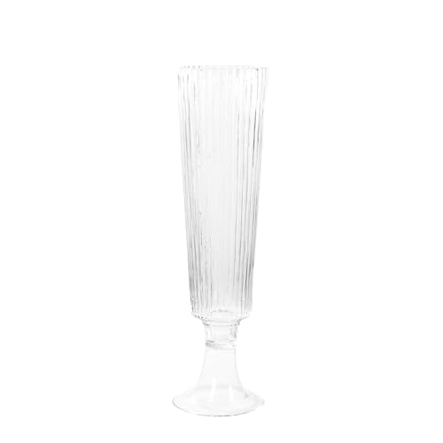 Efavormart 4-Pack Glass Design 20" Clear - Heavy Duty Floral Wedding Centerpieces - color: Clear, size: 20"