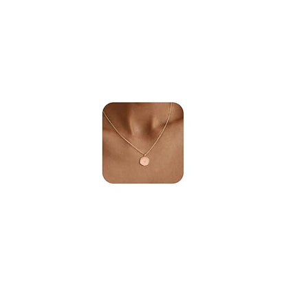 Cross Necklace for Women,Dainty 14k Gold Plated Pendant Necklaces - color: Gold-1