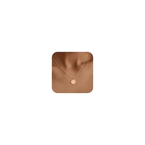 Cross Necklace for Women,Dainty 14k Gold Plated Pendant Necklaces - color: Gold-1