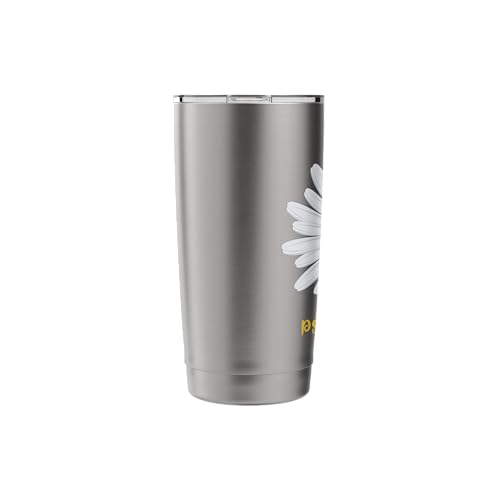 Create in me a clean heart o god psalm 51:10 faith flower Stainless Steel Insulated Tumbler - color: Brushed Steel