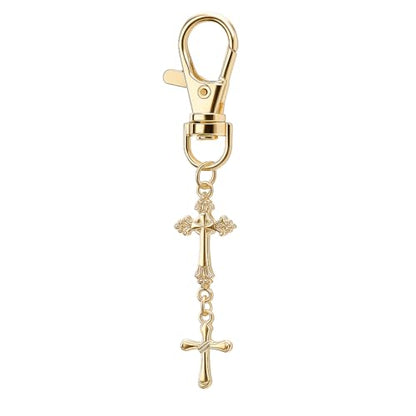Cross Keychain – Cool Keychains Gifts for Christian, Baptism, Holidays, Keychains for Car Keys - color: Cross14