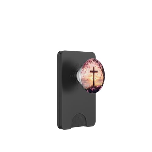 Christian Cross PopSockets PopWallet for MagSafe - style: Magnetic PopWallet