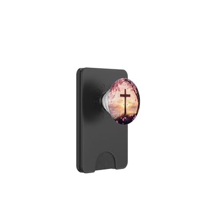 Christian Cross PopSockets PopWallet for MagSafe - style: Magnetic PopWallet