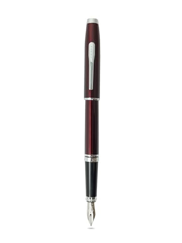 Cross Coventry Red Lacquer Fine Nib Fountain Pen, Black Ink - color: Red, style: Fine Nib
