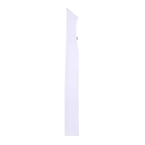 Unisex Overlay Plain Clergy Stole for 94" - color: White