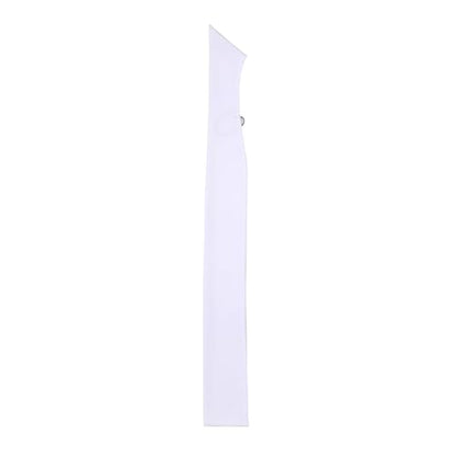 Unisex Overlay Plain Clergy Stole for 94" - color: White