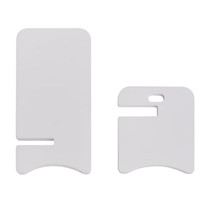 Solid Wood Simple Phone Stand, Desktop Stand,Tablets Tablet Display Stand, Compatible with All Phones (White Wood) - color: White wood