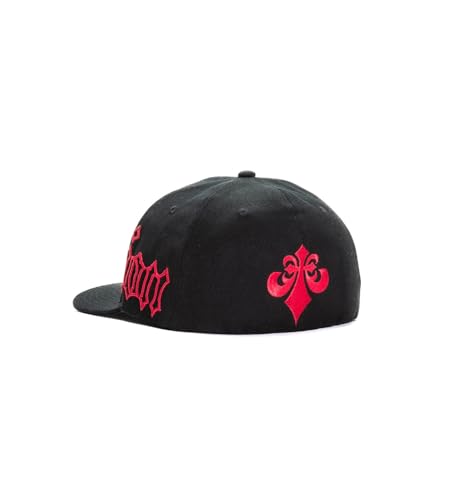 Affliction Men's Baseball Cap, Gothic Style, Embroidered Pattern - color: Black (Classic Logo)