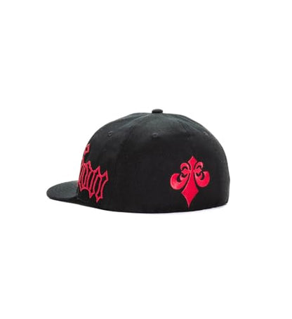 Affliction Men's Baseball Cap, Gothic Style, Embroidered Pattern - color: Black (Classic Logo)