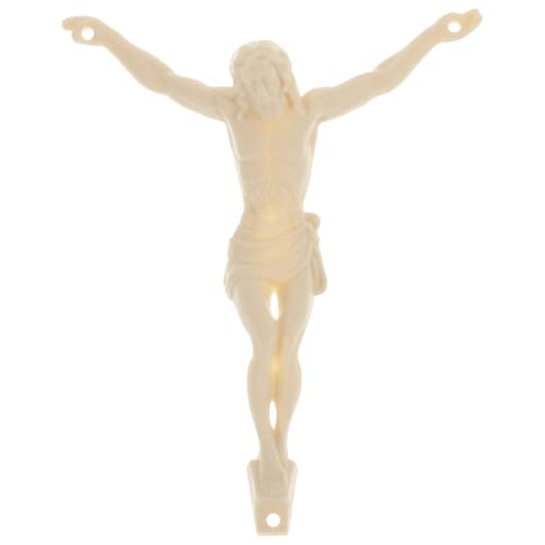 Cabilock DIY Jesus Figurine for Crucifix Wall Cross and Christian Crafts