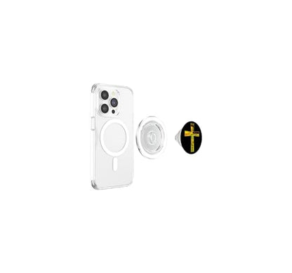 Softball Girl Christian Cross Faith I Need Softball & Jesus PopSockets PopGrip for MagSafe - style: Magnetic PopGrip