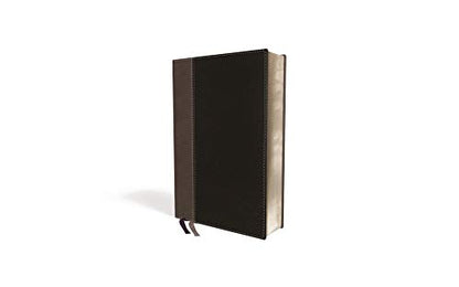 NIV, Giant Print Compact Bible, Leathersoft, Black, Red Letter, Comfort Print