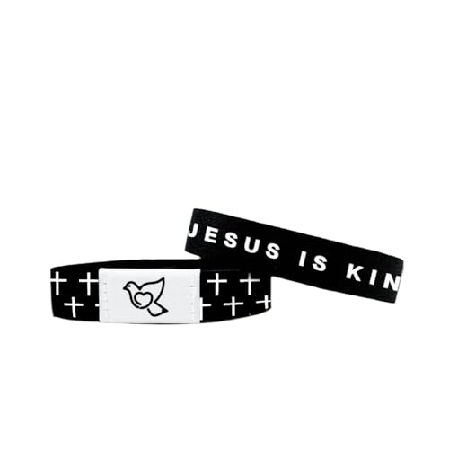 Bible Verse Bracelets for Women - Personalized Scripture Bracelets with Daily Bible Verses - Perfect Christmas, Thanksgiving, New Year ，Birthday Gifts NFC (Bible verse bracelets Black) - color: Bible verse bracelets Black