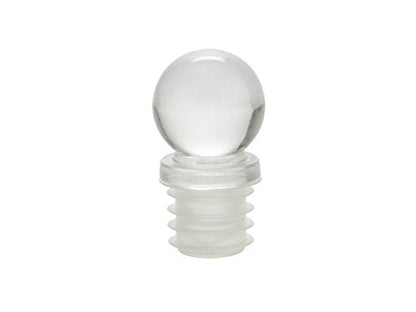 Nakpunar 8.5 oz (250 ml) Spherical Clear Glass Bottle with Round Stopper – Liquor, Oils, Wedding Favors (Pack of 2) - size: 8.5 Ounces (Pack of 2)
