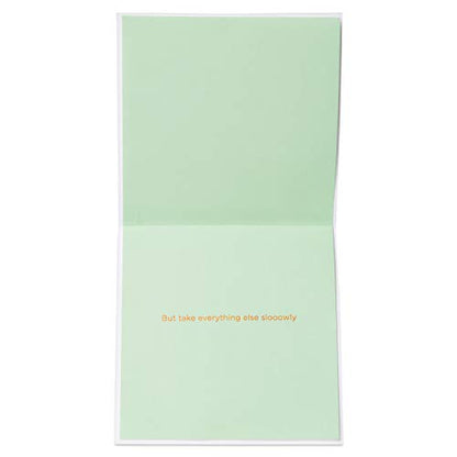 Papyrus Get Well Soon Card (Slowly) - color: Sloth