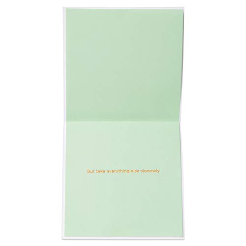 Papyrus Get Well Soon Card (Slowly) - color: Sloth