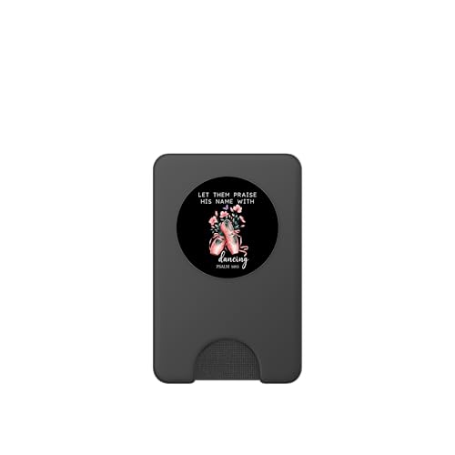 Let Them Praise His Name with Dancing Religious Psalm 149:3 PopSockets PopWallet for MagSafe - style: Magnetic PopWallet