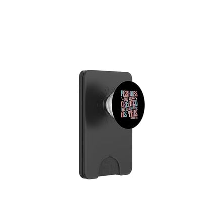 Perhaps You Were Created For Such A Time As This Esther 4:14 PopSockets PopWallet for MagSafe - style: Magnetic PopWallet
