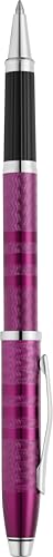 Cross Century II Midnight Plum Selectip Rollerball Pen,Contrasting Signature triple stripe detail, Sandblasted Engraved Surface, Polished Chrome Appointments, Luxury Gift Box