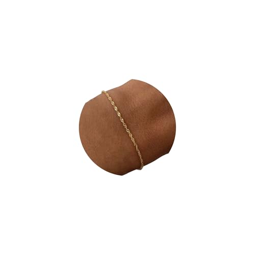 18K Gold Plated Pearl Beaded Cross Bracelets for Women Adjustable - color: Singapore-Gold
