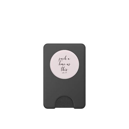 Christian Bible Verse for Women Light Pink Esther 4 14 PopSockets PopWallet for MagSafe - style: Magnetic PopWallet