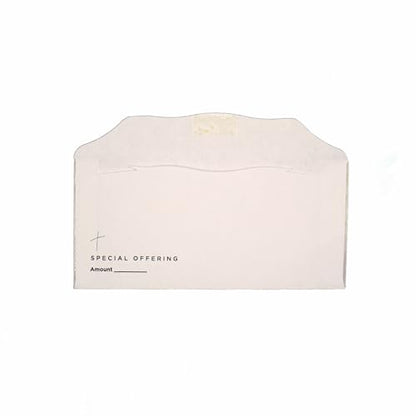 Special Offering Envelopes | Church Pew Envelopes for Tithe or Donation | 3" x 6 5/16" | Bill Size Fits Cash Check or Coin (100)