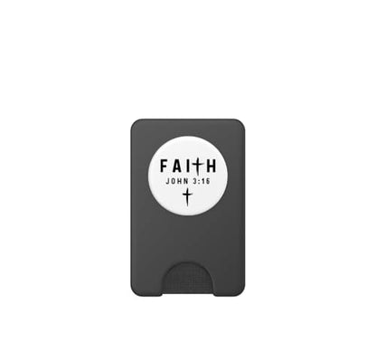 John 3:16 3 16 Faith - God Jesus Quote Christian PopSockets PopWallet for MagSafe - style: Magnetic PopWallet