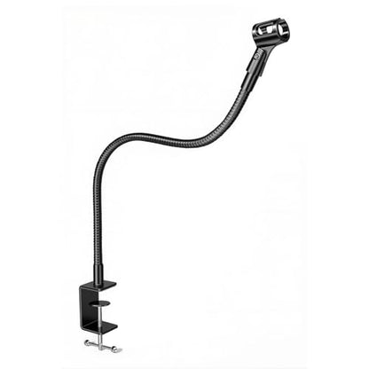KC32 24-Inch Gooseneck Mic Stand, Heavy-Duty Desk Clamp for Podium - size: 24-INCH
