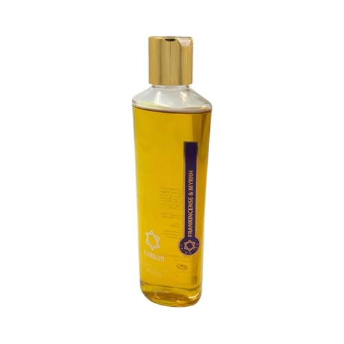 Frankincense and Myrrh Anointing Oil from Israel, Holy Spiritual Oils Bottles from Jerusalem Blessed, Handmade with Natural Ingredients and Blessed for Wedding Ceremony, Religious Use, 8.45 Fl Oz - size: 8.45 Fl Oz (Pack of 1)
